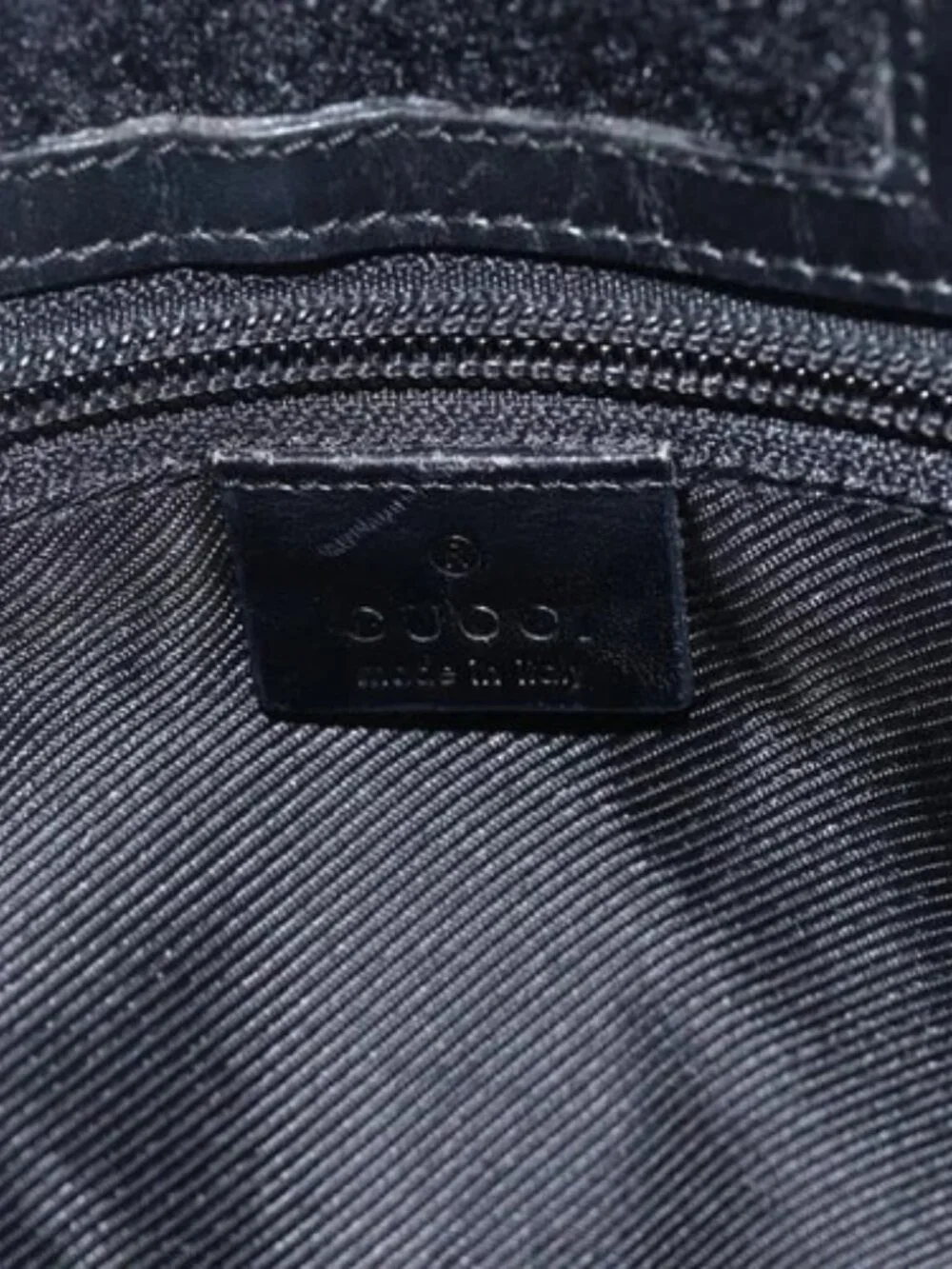 GUCCI GG Canvas Shoulder Bag Black Silver 019 0348 Auth ka3532